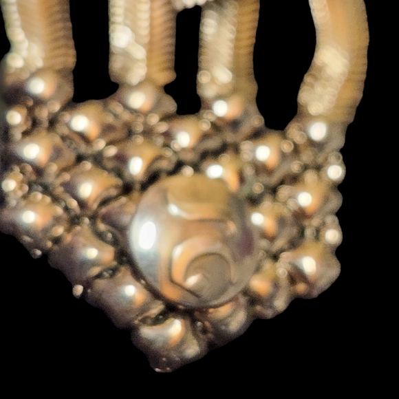 Sergio Gutierrez Liquid Metal Woven Snap Bracelet Approx 7in. x 1.5 in. - Picture 5 of 6